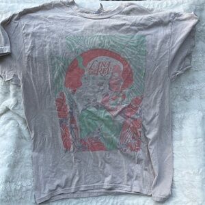 Graphic T-Shirt with Artistic Print Lana Del Rey